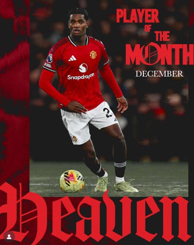 [오피셜] '단돈 30억'에 이런 선수 산 건 행운...생애 첫 맨체스터 유나이티드 이달의 선수