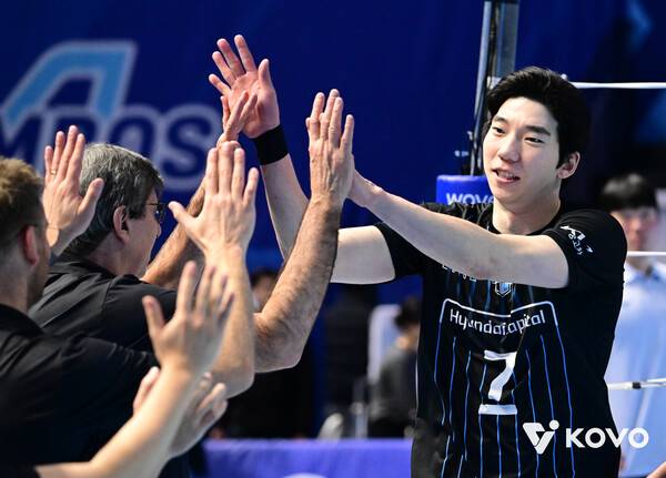 1위 대한항공 셧아웃 제압했지만… 허수봉이 팀 경기력을 80%로 본 이유는