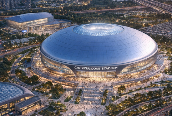 한화 홈경기 재유치? 11구단 창단?…'와' 청주시도 '5만석 돔구장' 유치 뛰어든다→