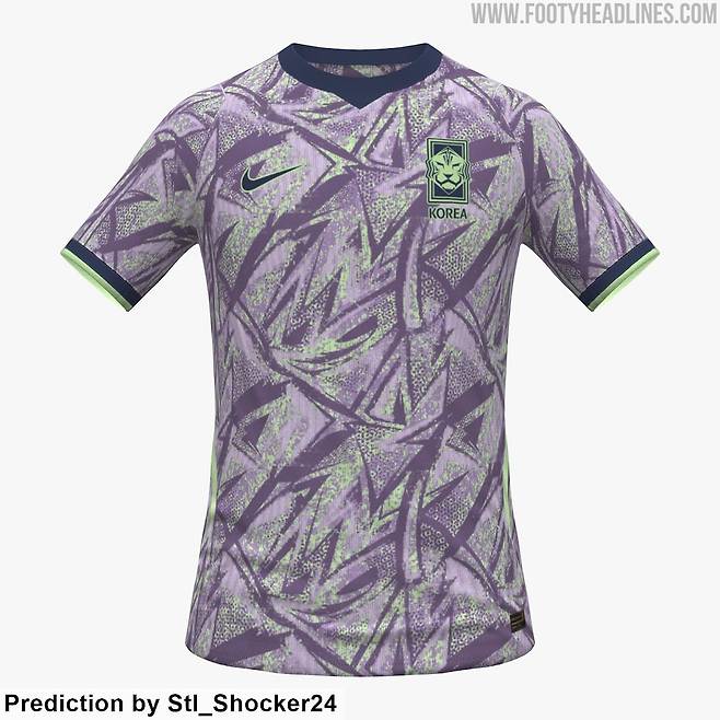 손흥민이 이걸 입어? 보라+라임 파격 눈길…홍명보호 2026 원정 유니폼 디자인 예상도 나왔다