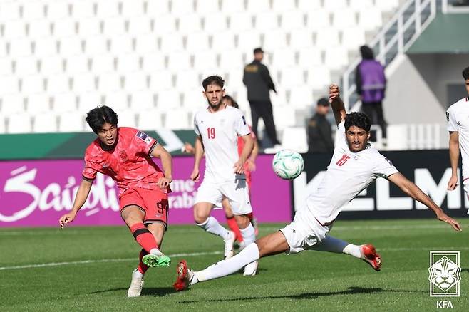'공격력 답답' 이민성호, U-23 아시안컵 첫 경기서 이란과 0-0 무승부