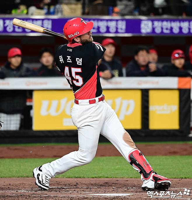 '타율 최하위→KIA와 재계약 불발' 위즈덤, 시애틀과 마이너 계약…빅리그 재입성 노린다