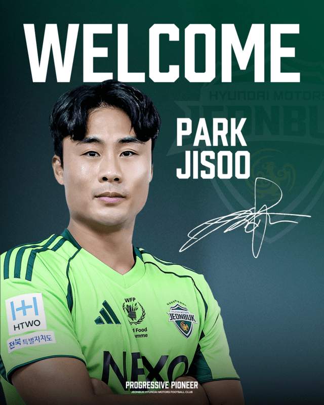 [오피셜] 韓축구 3부 흙수저 신화, 中-포르투갈 거쳐 최고 명문 입단 꿈 이뤘다... 전북, '국대 센터백' 박지수 영입