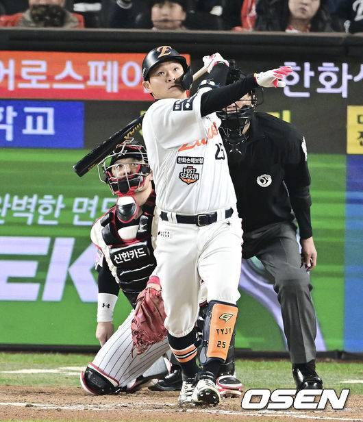 '이제는 우승' 한화 목표 상향, 벌써 스프링캠프 시작했다…채은성 포함 선발대 4명 출국