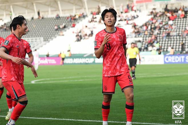 '골골골골' 대한민국 조용히 해!…이민성호, 레바논전 4-2 대역전승→8강 진출 보인다 [U-23 아시안컵 리뷰]