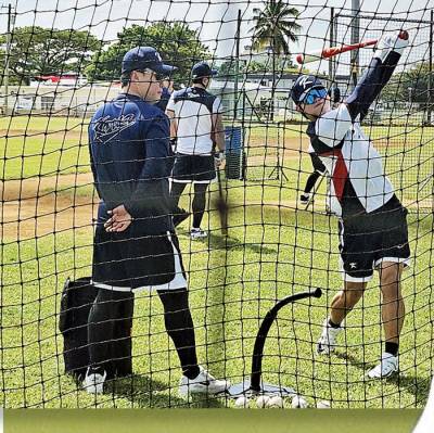 “몸 상태 100%”라는 김도영, 토스 배팅 두번이나 담장 넘겼다