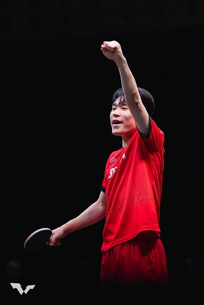 탁구 장우진, WTT 첫 대회서 세계 2위 린스둥 꺾고 결승 진출