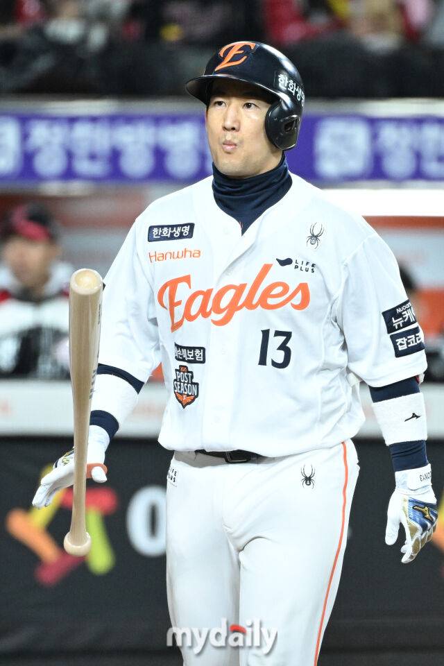 한화는 노시환 다년계약에 집중하지만…54억원 포수도 FA 다가온다, 안방마님 대이동 가능성 ‘복잡한 셈법’