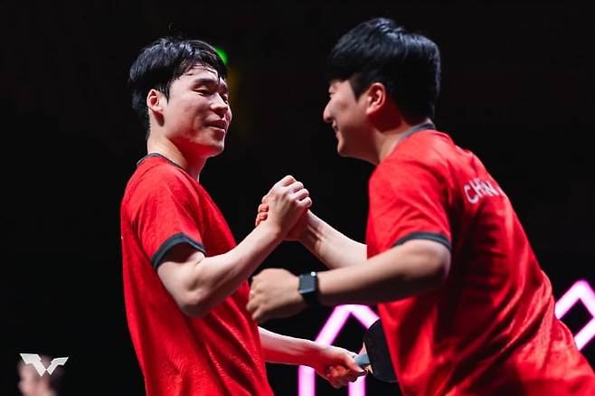 중국 잡았는데 결승서 대만에 잡혔다... 남자 탁구 장우진, 아쉬운 WTT 준우승