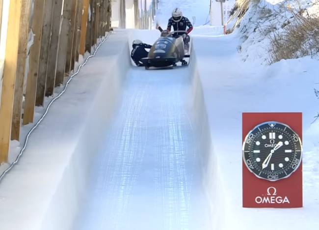 끔찍 '봅슬레이 사고' 중계진도 비명