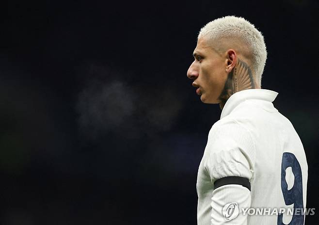 토트넘 어쩌나…팀 내 최다골 히샤를리송, 허벅지 다쳐 7주 결장