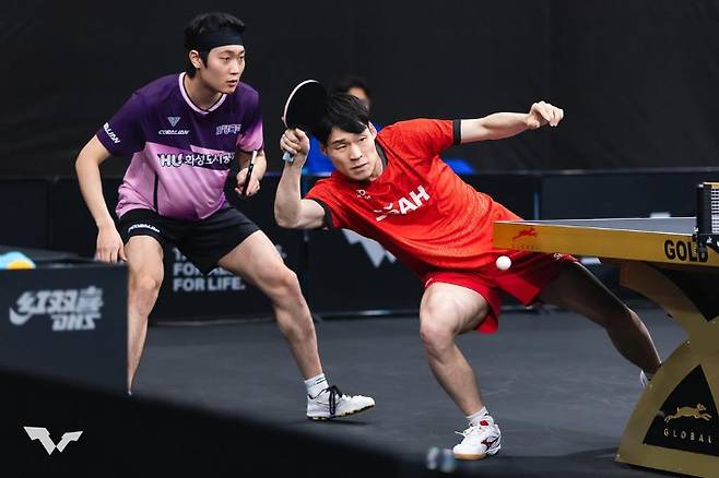 '中 세계 2위 또 잡았다' 남자 탁구 에이스 장우진, 이번에는 복식에서 린스둥 격침