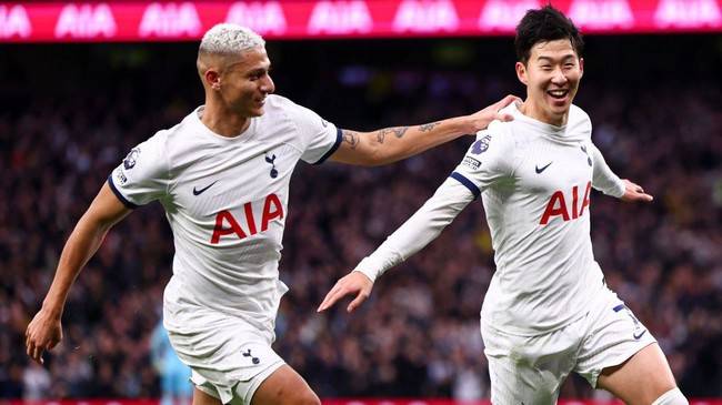 손흥민 나가고 이렇게 안 풀릴수가 있나...토트넘 최다 공격P '8골 3도움' 히샬리송 7주 이탈