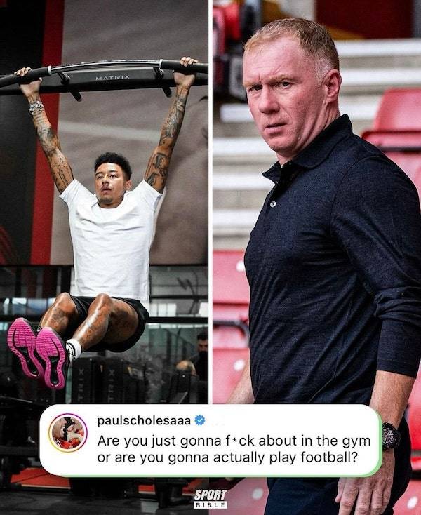 맨유, 레전드 작심 발언, 린가드