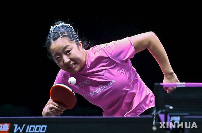 탁구 신유빈, 폴카노바 꺾고 WTT 스타 컨텐더 도하 8강 진출