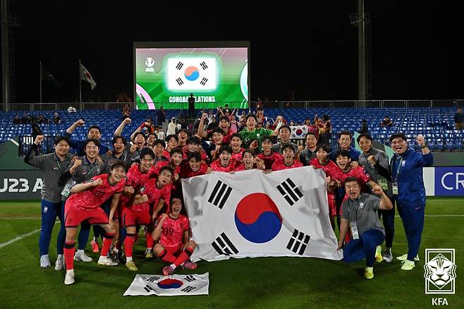 '한·중·일 동반 준결승' U23 아시안컵 사상 첫 '중동팀 없는 4강'