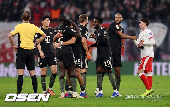'김민재 후반 교체 출격' 0-1 일격 당한 바이에른, 5-1로 뒤집었다... 라이프치히 꺾고 굳건한 리그 선두