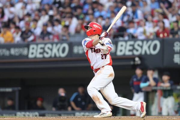 '연봉 3배 초대박' 33세에 맞이한 최고의 1년, 김도영과 같은 돈 받는다…FA까지 분위기 이어 갈까