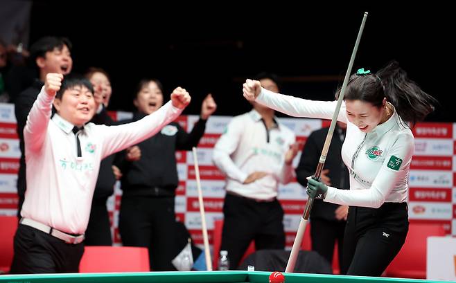 단식 9연패 딛고 마지막 '멱살' 잡은 김가영