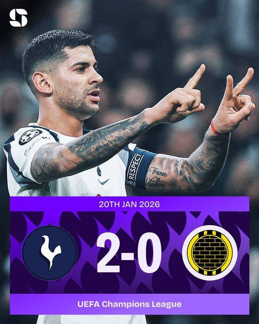 '승승승승승승승승승승무무승승무승승무승승승승승' 토트넘 맞아? 리그는 15G 2승인데...UEFA '홈 24G 무패' 질주 [공식발표]