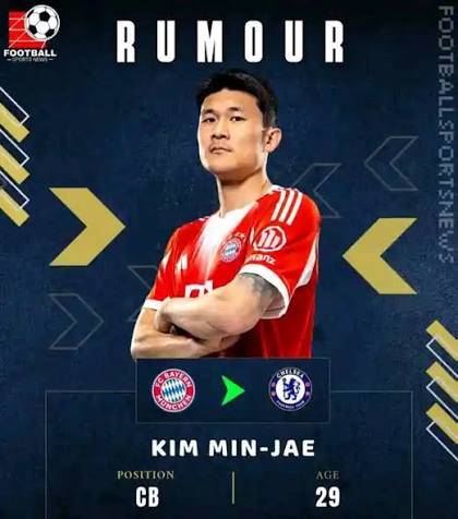 '바이에른 뮌헨 3순위 센터백' 김민재(30·첼시) 성사될까