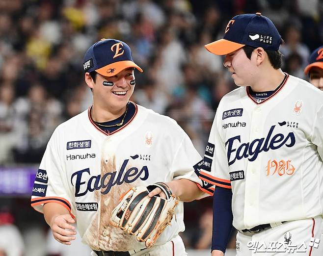 노시환 뺏고 싶어? 최소 180억!…한화, 다년계약 협상 중단 없다→KBO 최초 '연봉 10억' 이유 있네