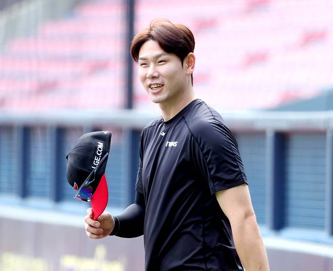 노시환과 달랐다, '예비 FA 프리미엄' 못 누린 출루왕...다년계약은 추진 중