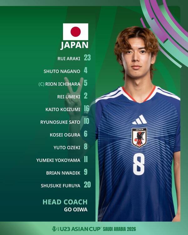 [U-23 아시안컵] '6G 16득점 1실점' 사실상 U-21 일본...올림픽 금메달 정조준, 철벽 중국 4-0 완파하며 우승