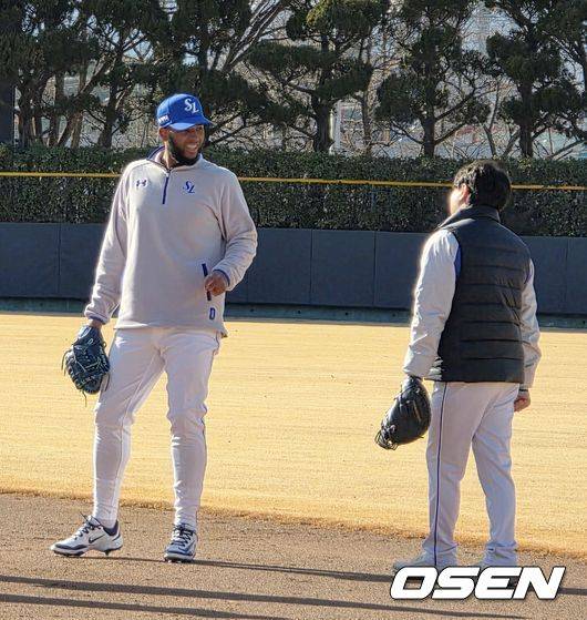 50홈런이 얼마나 힘든 기록인데…디아즈, “아내는 작년보다 최소 1개는 더 치라더라” [오!쎈 경산]