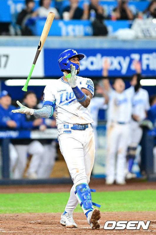 50홈런이 얼마나 힘든 기록인데…디아즈, “아내는 작년보다 최소 1개는 더 치라더라” [오!쎈 경산]