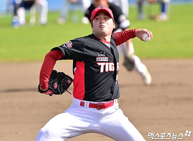 KIA가 왜 연봉 인상했겠나…'ERA 1.89' 희망 확인한 김기훈, 불펜에 힘 보탤까