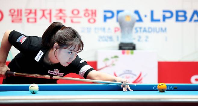 '대기만성' 임경진, LPBA 데뷔 6시즌 만에 첫 우승 감격...정수빈에 풀세트 승리