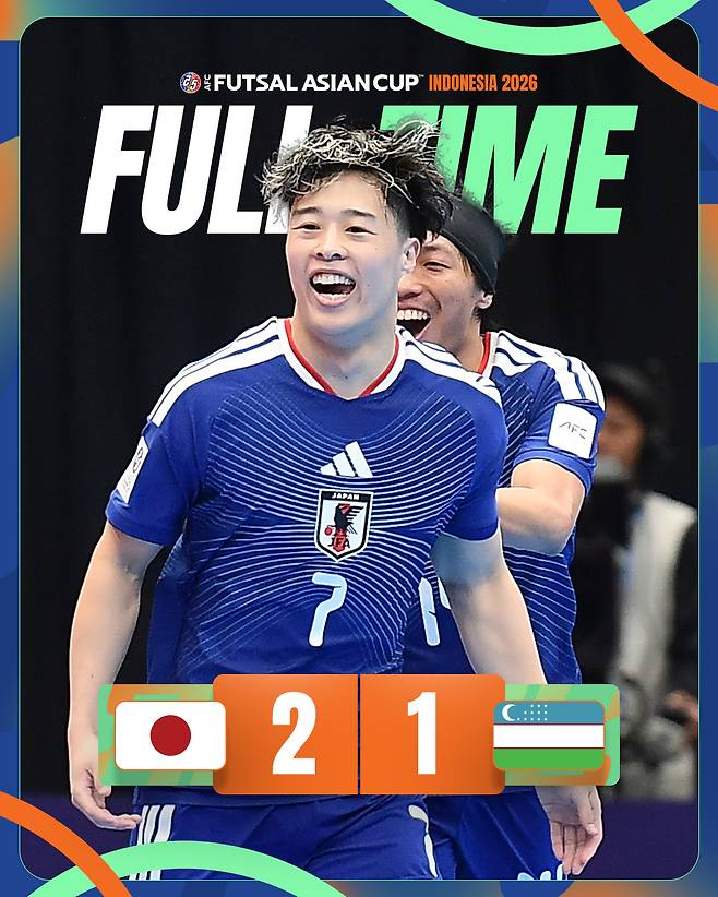 한국 '3전 전패' 광탈인데…골골골골골골골골골골골! 日 미친 화력 폭발→3전 전승+풋살 아시안컵 '조 1위 8강행'