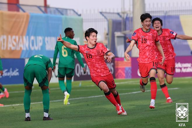 [오피셜] '한국축구 미래들이 뜬다' U17 아시안컵 조추첨 '포트1' 배정