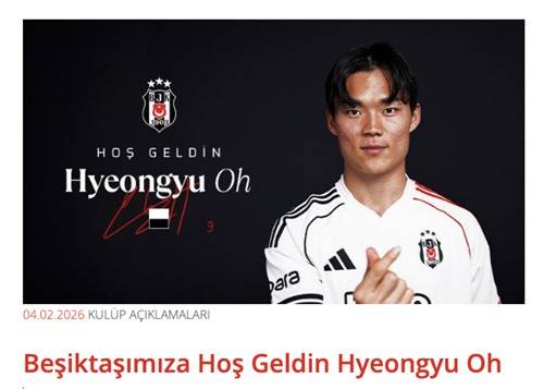 240억 투자 결단…오현규, 베식타시 유니폼 입고 튀르키예 무대 도전