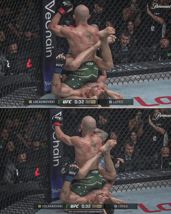 '엉덩이로 깔아뭉개고 난타' UFC 굴욕 장면→