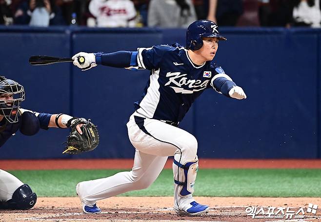 '와' 출루왕 제쳤다! 문현빈 WBC 대표팀 최종 발탁→