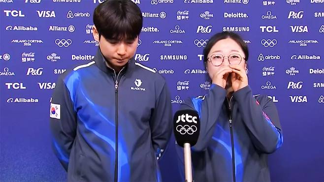 '컬링 남매' 끝내 터진 눈물…'체코전' 앞두고 전하는 진심