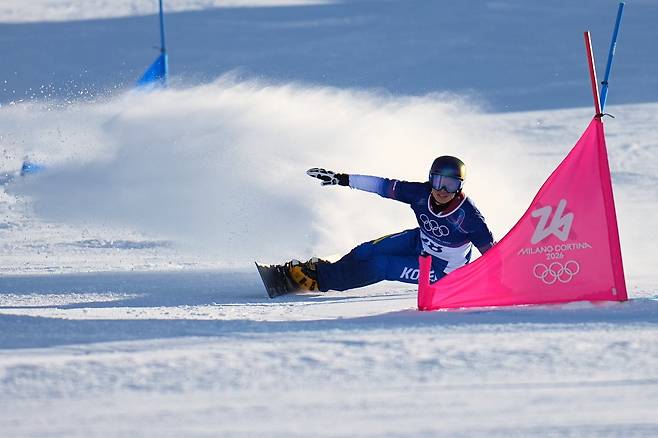 ‘배추보이’ 이상호, 스노보드 남자 평행대회전 예선 6위로 결선 진출