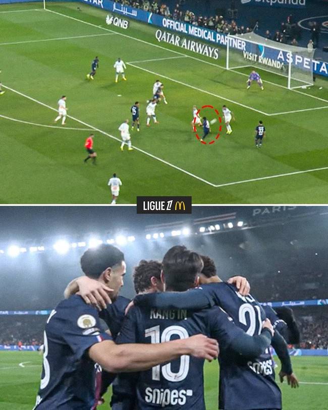 '5-0 완성' 이강인 골 한 방이 역사 새로 썼다...르 클라시크 역사상 최다 점수 차 승리