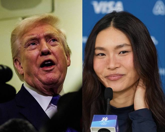 클로이 김, 트럼프의 동료 비난에