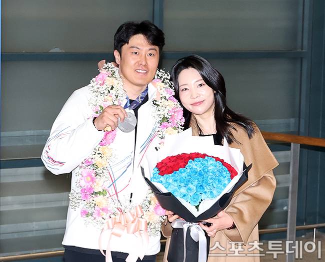 '금의환향' 김상겸