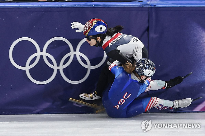 中 언론이 바라본 한국 쇼트트랙의 충돌 탈락...