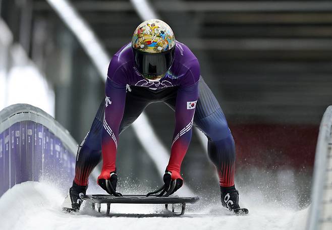 '0.1초의 치열함' 정승기, 스켈레톤 2차 주행서 공동 1위→8위...김지수는 14위 [2026 밀라노]