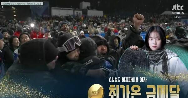 JTBC 대참사… 최가온 金 생중계 안하고 쇼트트랙 준결승 생중계