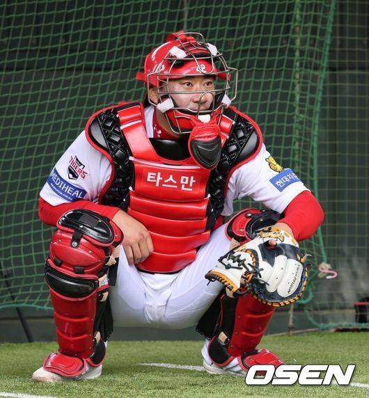 '총알송구' 1차 이적포수 각성 효과인가...KIA 캠프 뜨거운 '제2의 마스크' 경쟁, 주전 김태군도 긴장한다