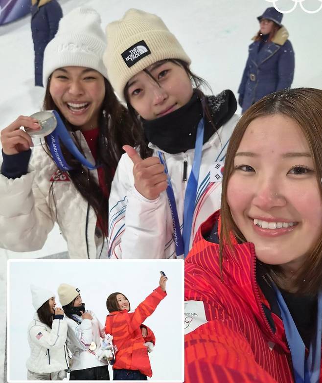 '막내' 최가온, '맏언니' 클로이 김, 한국어 하는 '둘째' 명문대생 오노…'韓美日' 국경 초월 '올림픽 세자매', 지구촌 화제 폭발