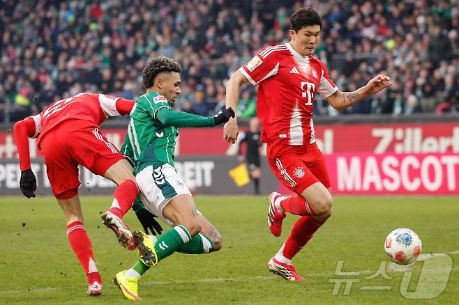 바이에른 뮌헨 김민재, 3경기 만에 출전…팀은 브레멘 3-0 완파