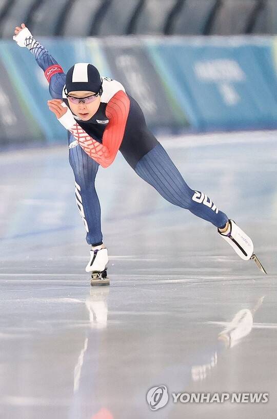 '세번째 올림픽' 김민선, 주종목 500m서 38초01… 메달 획득 실패