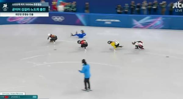 편파판정 또 원했나… 실력 없는데 반칙까지, 너무 떨어지는 중국 수준